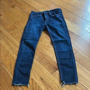 Rag and Bone Skinny Jeans Raw Hem